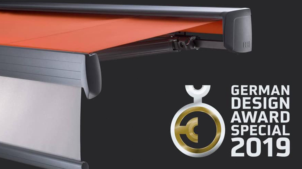 Detailansicht Deluxe GRANDE VARIO mit Volant und Auszeichnung „German Design Award 2019“